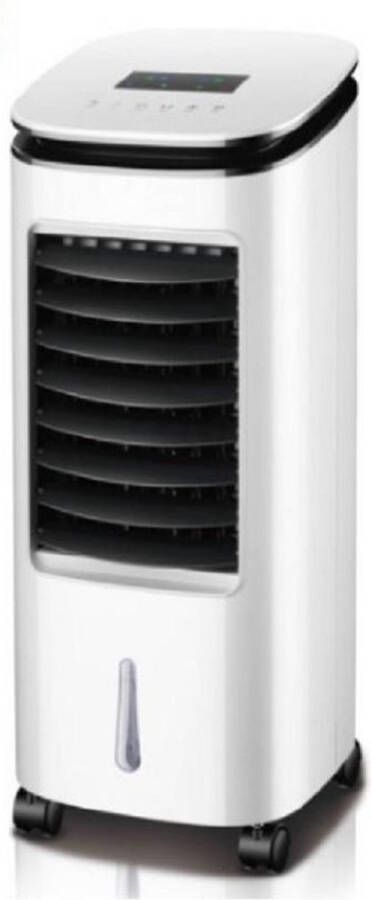 Royal Swiss Air Cooler Ventilator Afstandsbediening Inbegrepen 2 stuks ijstanks- 3 Snelhden afstandsbediening wit