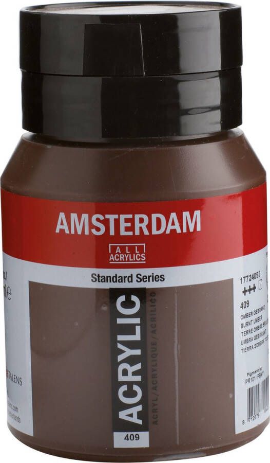 Amsterdam All Acrylics Amsterdam acrylverf 500ml 735 Oxide zwart