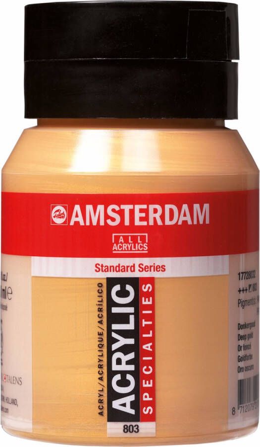 Amsterdam All Acrylics Amsterdam Standard Series Acrylverf 500 ml 803 Donkergoud