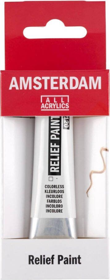 Royal Talens Relief Paint 120 Kleurloos Amsterdam 20 ml