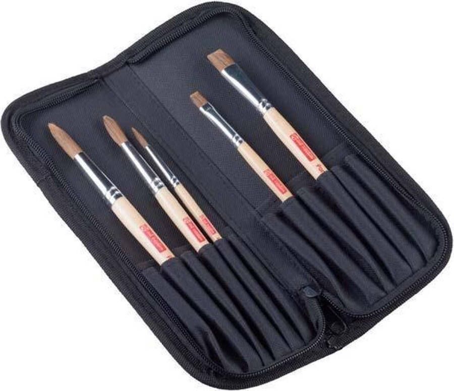 Royal Talens TAC Aquarel Penselen Organizer Set