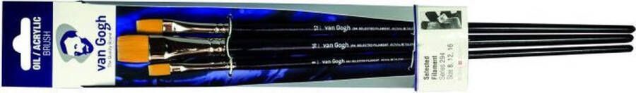 Royal Talens Van Gogh Penselen Set Olie Acryl Serie 294 8 12 16