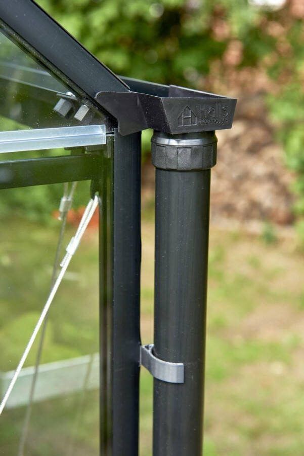 Royal Well Decoratief Beeld Regenpijpen Qube Met Gootzijden Aluminium Zwart