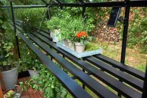 Royal Well Tafel Qube 106 geïntegreerd zwart gecoat