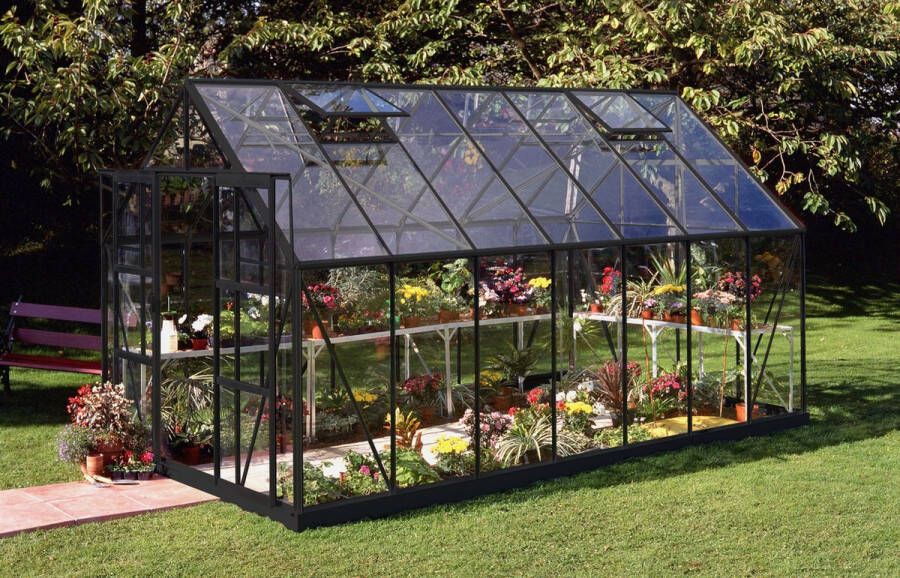 Royal Well Tuinkas Magnum 148 veiligheidsglas Halls Greenhouses R