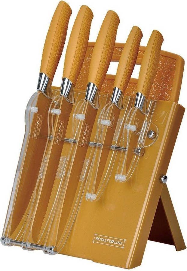 Royalty line Messenset 5-delig Luxe Houder Bruin