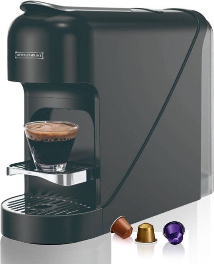 Royalty line NES4702 Koffiemachine Koffiecupmachine Geschikt Voor Nespresso Capsule 900ml Watertank 20 Bar Zwart