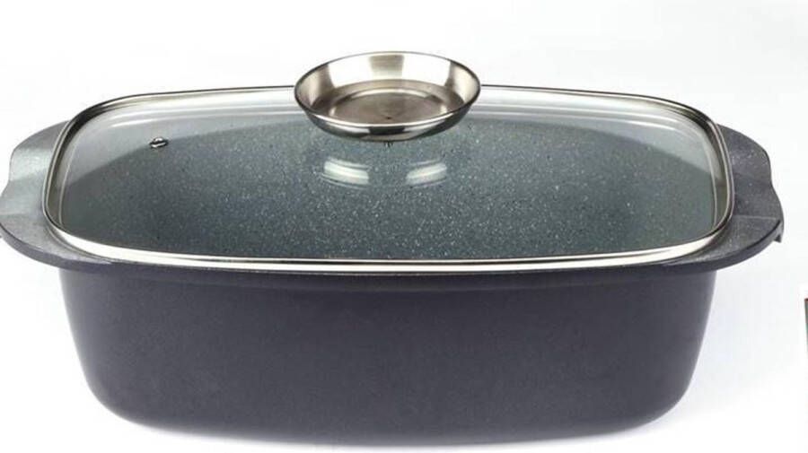 Royalty line RL-RS32M; ROOSTOF PAN ROASTER MARMER COATING 32CM