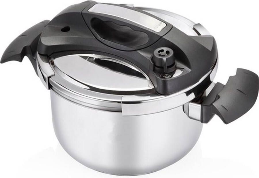 Royalty line RL24PS4LM Snelkookpan Inductie 10Liter RVS Pressure Cooker Met Marmer Coating