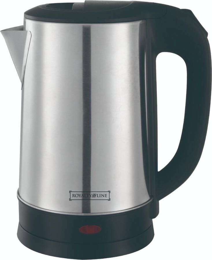 Royalty line SWK17006 Waterkoker 1.8 Liter 1500W 360 Graden Draaibaar Met Automatische Kookstop incl. Droogkookbeveiliging & Indicatielampje Kettle Waterkettle RVS