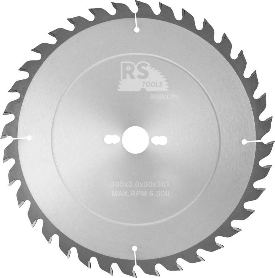 RStools BasicLine RStools HM cirkelzaag BasicLine Ø305 x 3 0 x 30 mm T=36 wisseltand