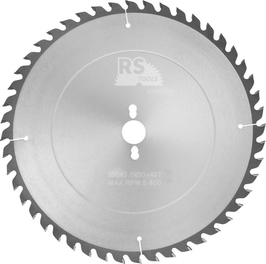 RStools BasicLine RStools HM cirkelzaag BasicLine Ø335 x 3 0 x 30 mm T=48 wisseltand