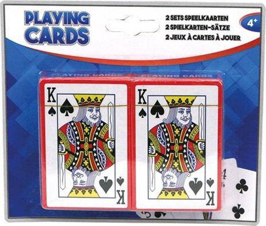 RT SHOP Speelkaarten 2 Decks Stokken – Spelkaarten – Kaarten Kaartspellen Pesten – Klaverjassen – Toepen – Poker – Jokeren – Eenentwintigen – Eenendertigen – Kwartetten Bridge – Hartenjagen – Patience – Solitaire – Ezelen – Liegen – Spel – Blackjack