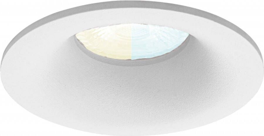 RTM Lighting Inbouwspot Vester met Philips HUE White Ambiance spot Wit rond verdiepte spot Voor binnen woonkamer keuken slaapkamer IP20 GU10 Buitendiameter: 82MM boorgat: 70-74MM min. Inbouwdiepte: 80MM