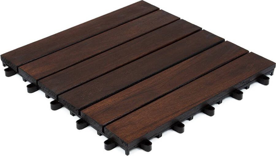 Houten terrastegels 10 stuks Acacia tegel Oslo 30x30cm Per 0 9 m²