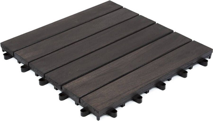 Houten terrastegels 10 stuks Acacia tegel Tromso 30x30cm Per 0 9 m²