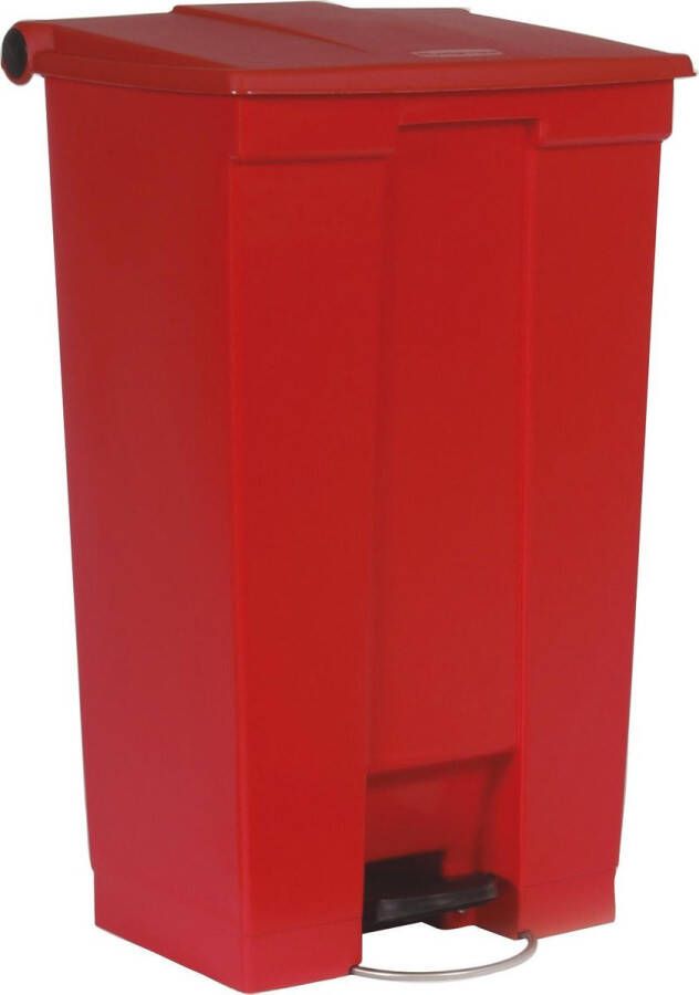 Rubbermaid Step-On Classic container 87 liter Polyethylene rood