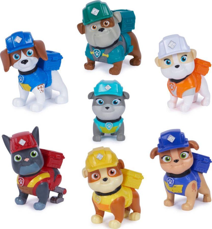 Rubble & Crew Cadeauset met 7 speelfiguren PAW Patrol speelgoed