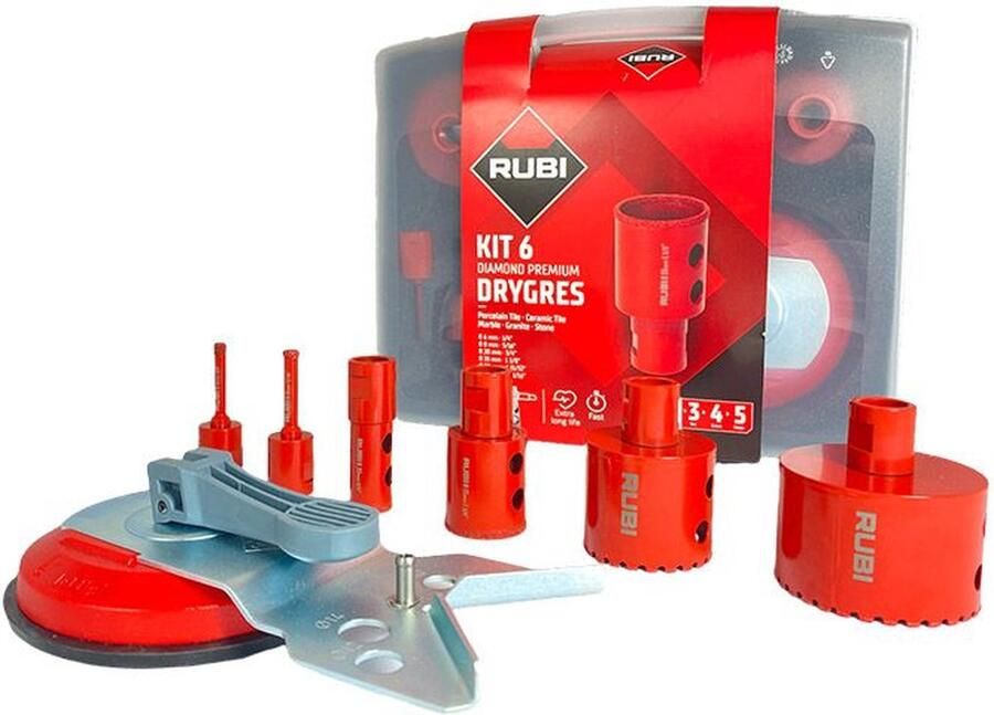 Rubi Drygres Premium diamantboren set 6 delig (M14)