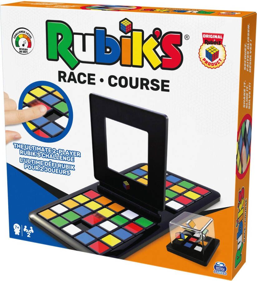 Spin Master Rubik s Cube Race klassiek supersnel strategische-reeksbordspel ultiem confrontatiespel voor twee spelers