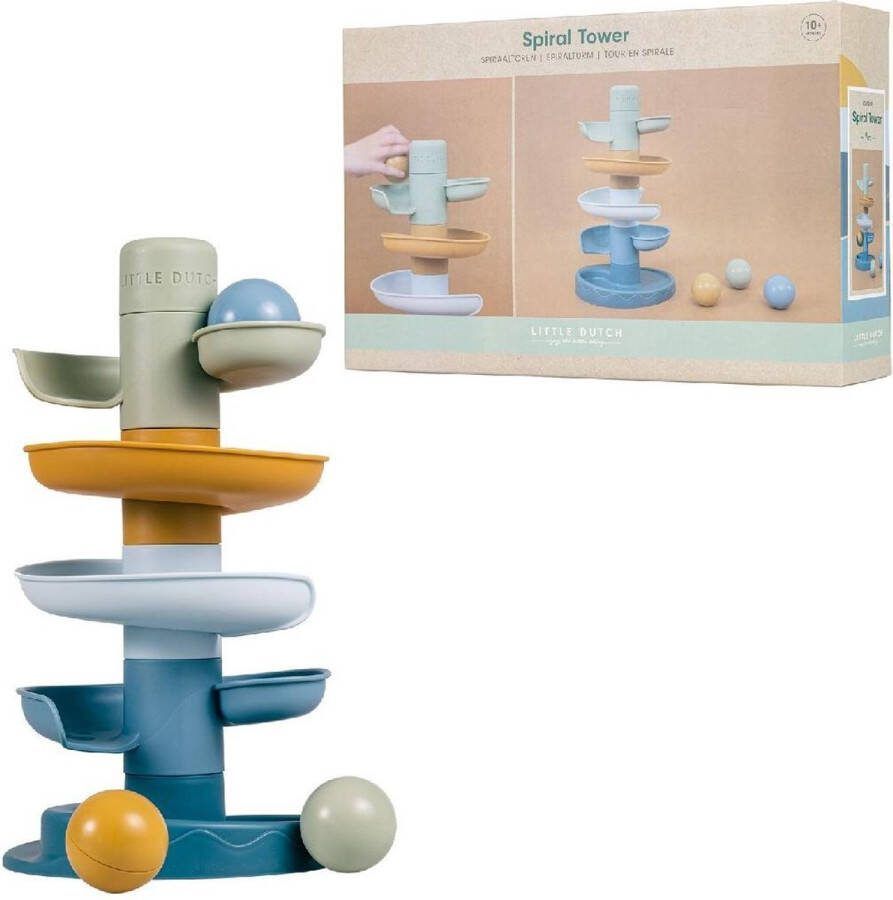 Rubo Toys Little Dutch Spiraaltoren Blauw
