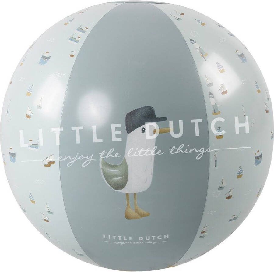 Rubo Toys Little Dutch Strandbal Sailors Bay 50cm