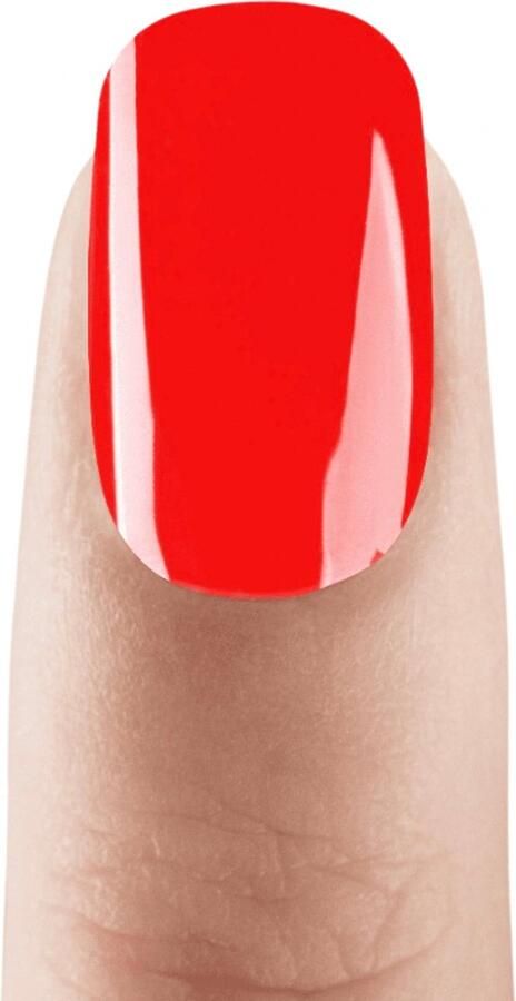 Rubor gel nagel sticker- bright red gellak nagellak manicure gelnagellak gel voor thuis blijft tot 3 weken rood