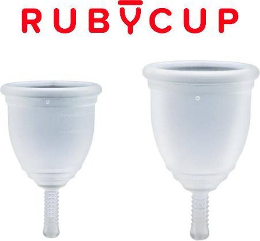 Ruby Cup compleet herbruikbare menstruatiecups Small Medium