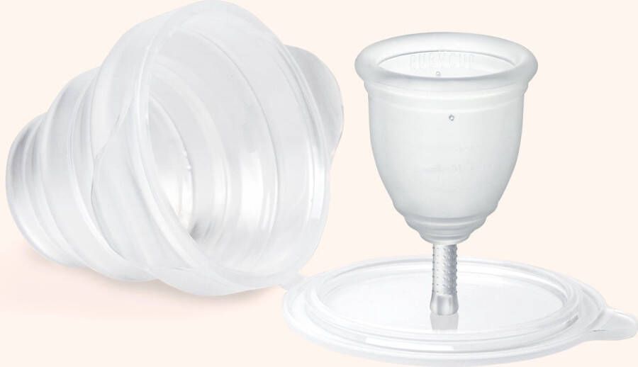 Ruby Cup Herbruikbare Menstruatiecup Medium Met Sterilisator