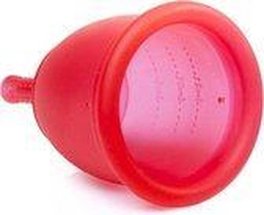 Ruby Cup herbruikbare menstruatiecup Medium Rood