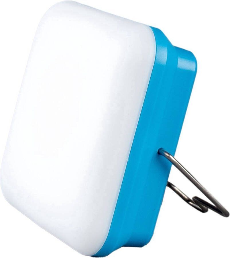 Rubytec Dimbare LED-lamp USB Solar Lantern Oplaadbaar in 24 Uur Via Zonne-energie 6-50 uur licht Spatwaterdicht Inclusief USB-C kabel Blauw