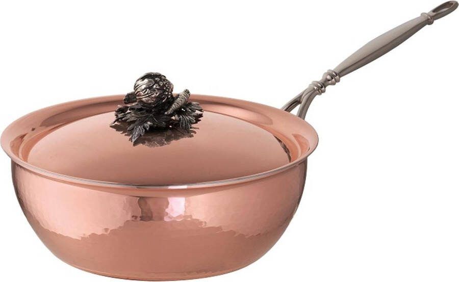 Ruffoni Opus Cupra Sauteerpan met deksel Ø 24 cm