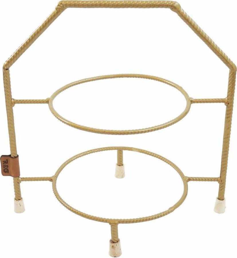 Ruig & Geroest R&G Etagère 2 borden goud