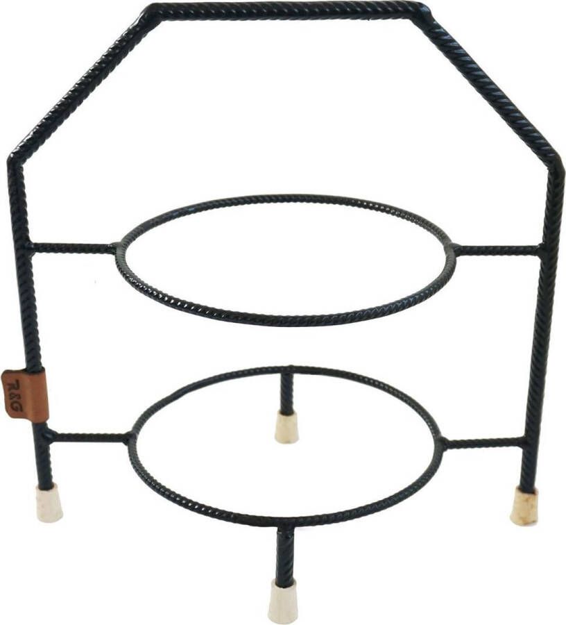 Ruig & Geroest R&G Etagère 2 borden zwart