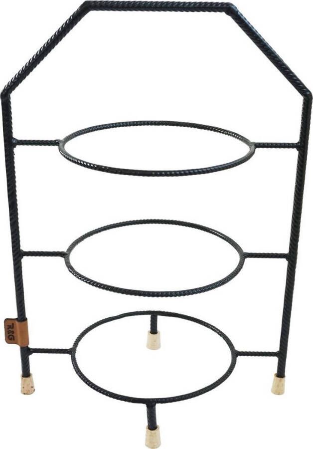 Ruig & Geroest R&G Etagère 3 borden zwart