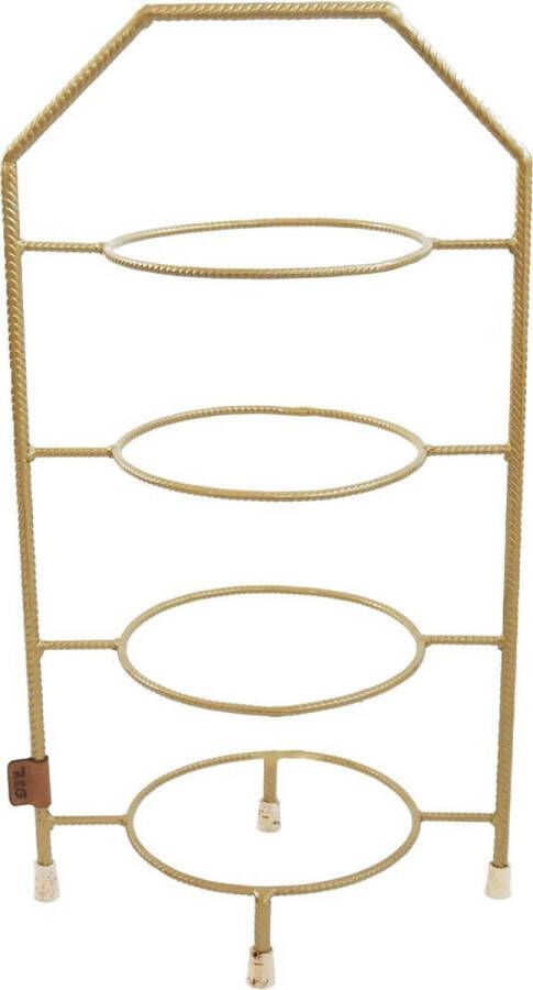 Ruig & Geroest R&G Etagère 4 borden goud