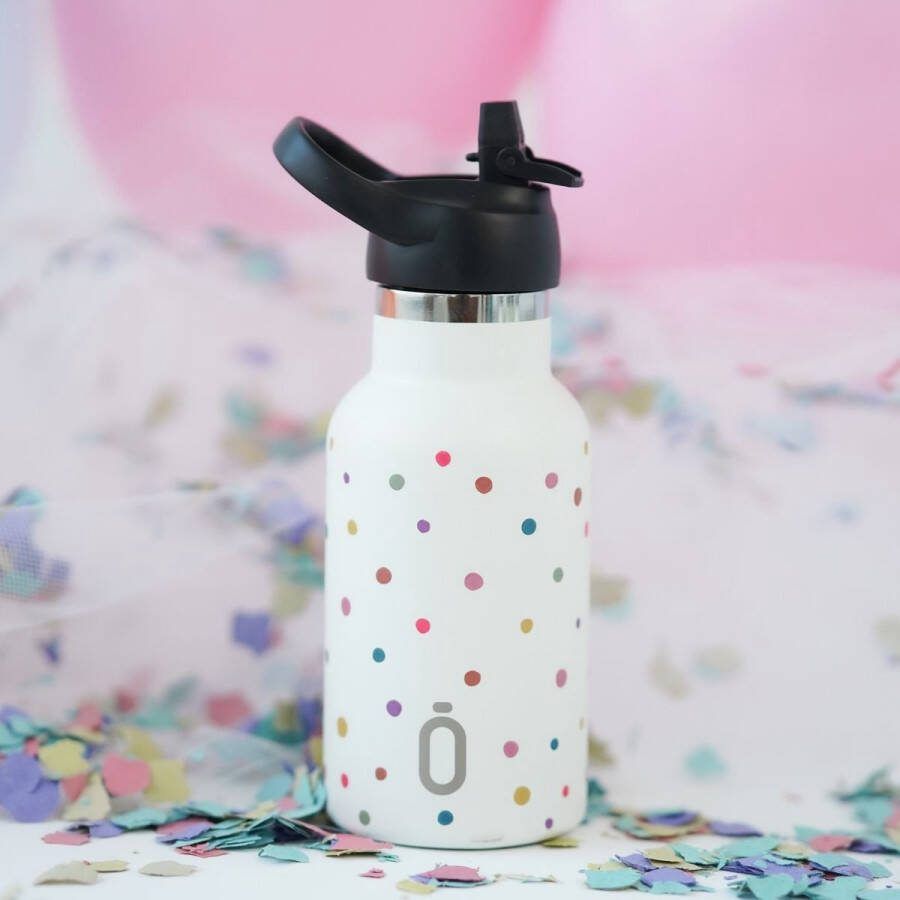 Runbott Drinkfles Thermosfles Sport Dots 350 ml