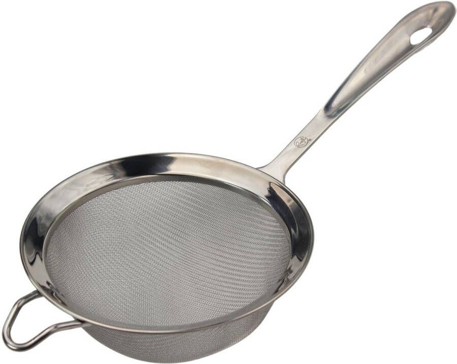 RUOTH Middelgrote Zeef Met Fijne Mazen. Fijnmazige Zeef van 15 cm om toe te voegen aan je collectie van zeven en zeefjes. Perfecte zeef om te bakken om te gebruiken als een zeef voor meel of om te koken