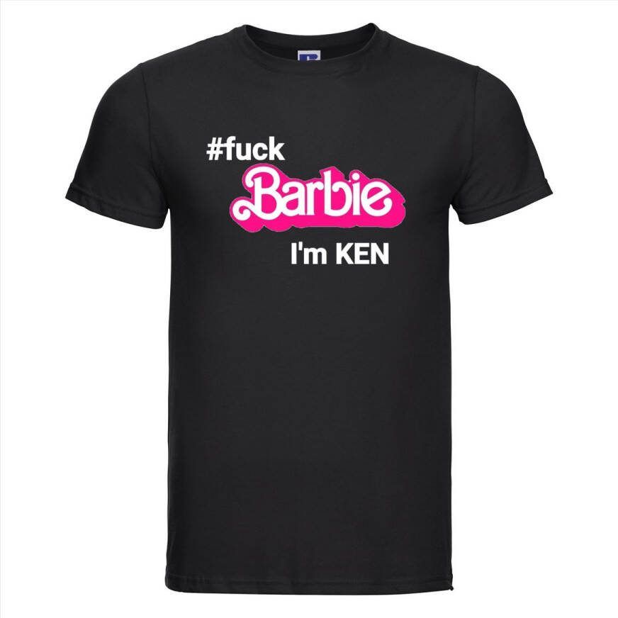 Russell Barbie Ken T-shirt Grappige tekst T-shirt tekst Maat S