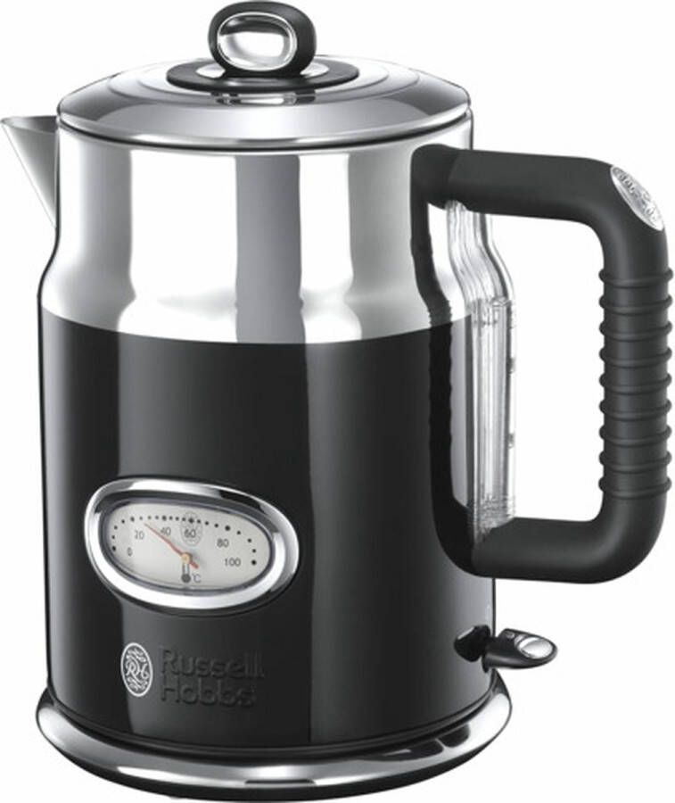 Russell Hobbs 21671-70 Retro Classic Noir Waterkoker Zwart