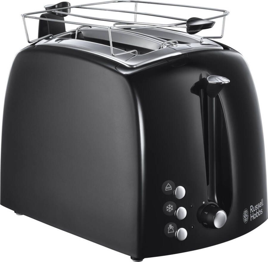 Russell Hobbs Textures Plus+ broodrooster zwart 22601-56