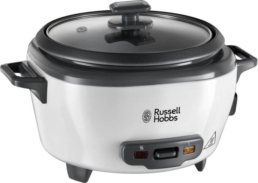 Russell Hobbs 27030-56 Rijstkoker 1200g 300W Stoommand Warmhouden Uitneembare kom met antiaanbaklaag Zwart