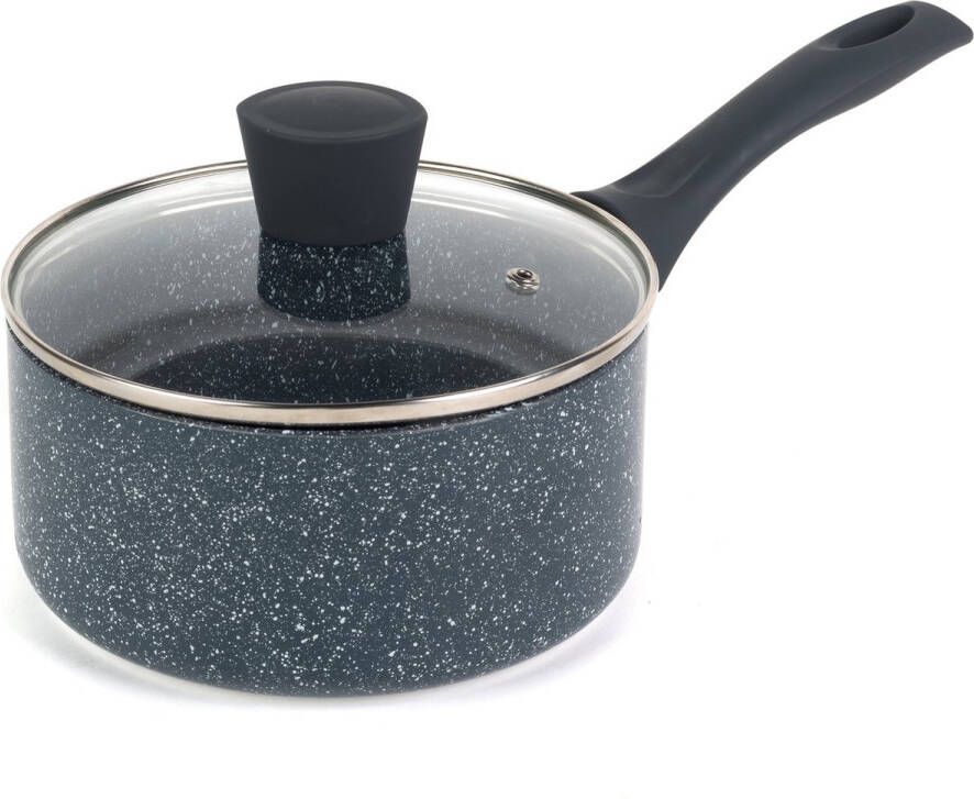 Russell Hobbs Nightfall Stone 16 cm Steelpan – Antiaanbaklaag – Inductie – Alle Warmtebronnen – 12.L