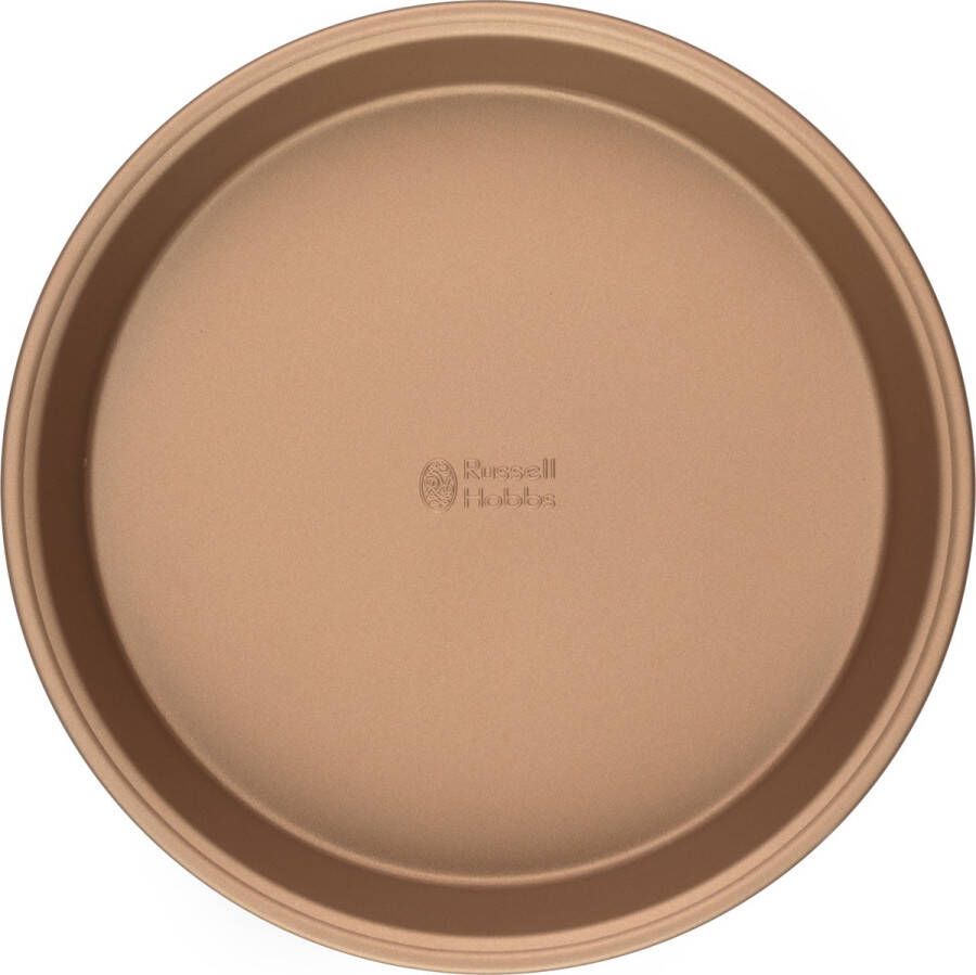 Russell Hobbs Round Baking Pan Cake Tin non-stick 24cm Carbon Steel weelde Gold
