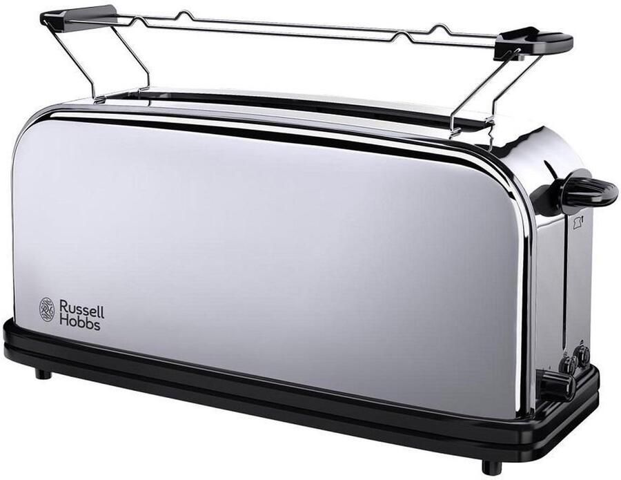 Russell Hobbs 23520-56 2snede(n) 1600W Zwart Roestvrijstaal broodrooster