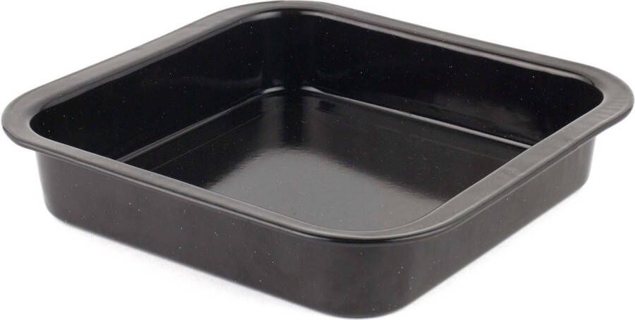 Russell Hobbs vierkante bakpan 26 cm glasachtig emailtje Easy Clean romano