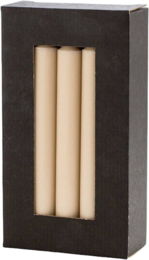 Rustik Lys stearine dinerkaarsen classic skin set van 10 ø 2.2 x 19cm
