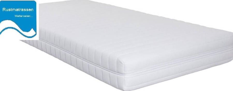 Rustmatrassen.nl Ledikant Matras 60x195 x14cm-SG25-Anti-allergische wasbare hoes met rits.