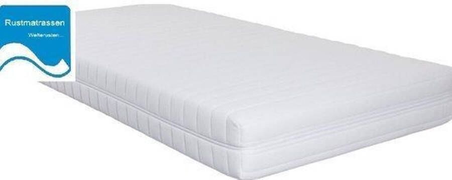 Rustmatrassen.nl Ledikant Matras 90x195 x14cm-SG25-Anti-allergische wasbare hoes met rits.