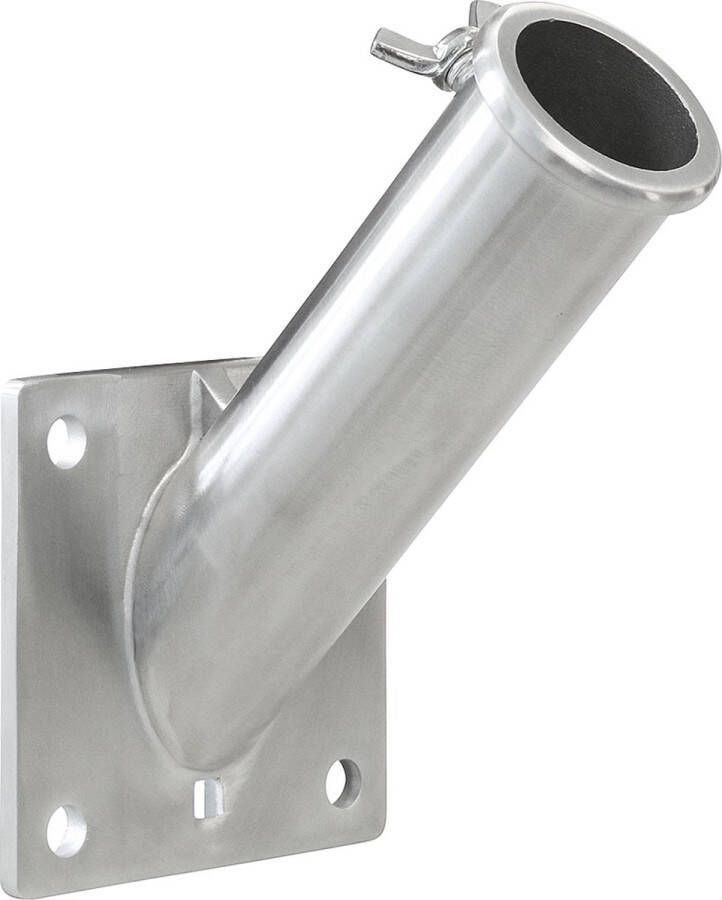 RVS Land Vlaggenstokhouder RVS mat geborsteld 32 mm Nette afwerking